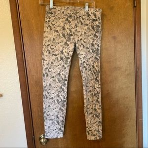 J Brand floral pants
